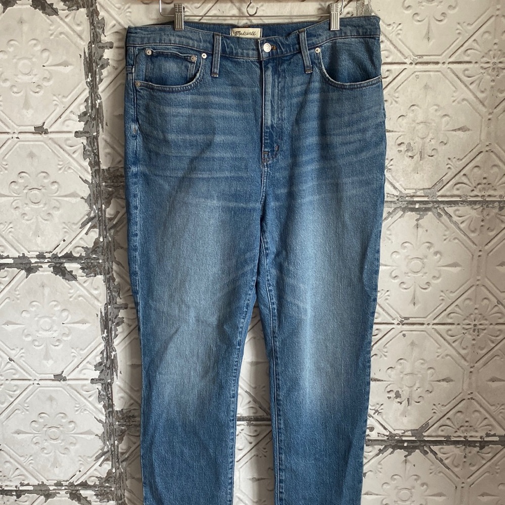 Madewell high rise slim boyfriend jean TALL